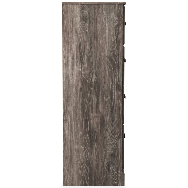 Ashley Furniture Ralinksi Four Drawer Engineered Wood Chest in Gray