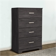 Ashley Furniture Belachime Four Drawer Engineered Wood Chest in Black