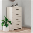 Ashley Furniture Stelsie Four Drawer Engineered Wood Chest in White