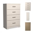 Ashley Furniture Stelsie Four Drawer Engineered Wood Chest in White