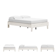 Signature Design by Ashley Socalle Engineered Wood Full Platform Bed in Natural
