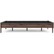 Ashley Furniture Calverson Modern Engineered Wood Full Platform Bed in Brown