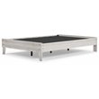 Ashley Furniture Shawburn Engineered Wood Full Platform Bed in Whitewash