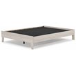 Signature Design by Ashley Socalle Engineered Wood Queen Platform Bed in Natural