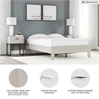 Signature Design by Ashley Socalle Engineered Wood Queen Platform Bed in Natural