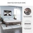 Signature Design by Ashley Neilsville Engineered Wood Queen Platform Bed in Gray