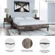 Signature Design by Ashley Neilsville Engineered Wood Queen Platform Bed in Gray