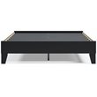 Ashley Furniture Finch Contemporary Engineered Wood Queen Platform Bed in Black