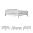 Ashley Furniture Shawburn Engineered Wood Queen Platform Bed in Whitewash