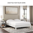 Ashley Furniture Shawburn Engineered Wood Queen Platform Bed in Whitewash