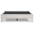 Ashley Furniture Shawburn Engineered Wood Queen Platform Bed in Whitewash