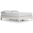 Ashley Furniture Shawburn Engineered Wood Queen Platform Bed in Whitewash