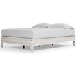 Ashley Furniture Shawburn Engineered Wood Queen Platform Bed in Whitewash