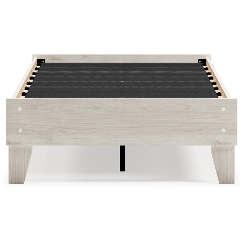 Signature Design by Ashley Socalle Engineered Wood Twin Platform Bed in Natural