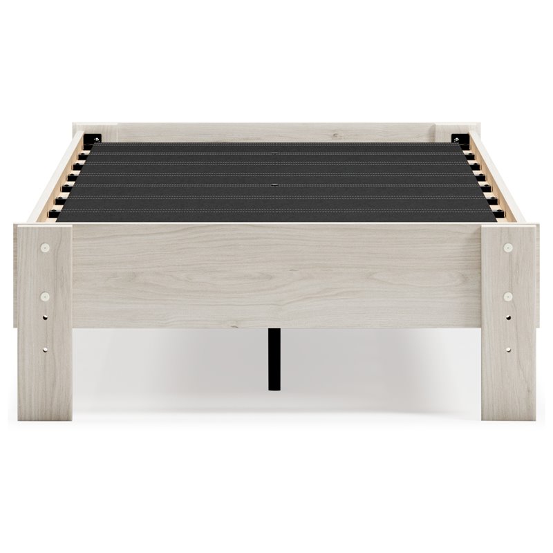 Signature Design by Ashley Socalle Engineered Wood Twin Platform Bed in Natural