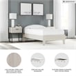Signature Design by Ashley Socalle Engineered Wood Twin Platform Bed in Natural
