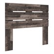 Ashley Furniture Neilsville Engineered Wood Full Panel Headboard in Gray