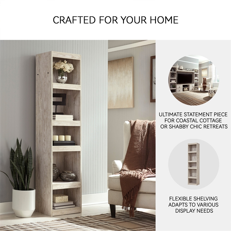 Signature Design by Ashley Willowton Coastal Engineered Wood Pier in Whitewash