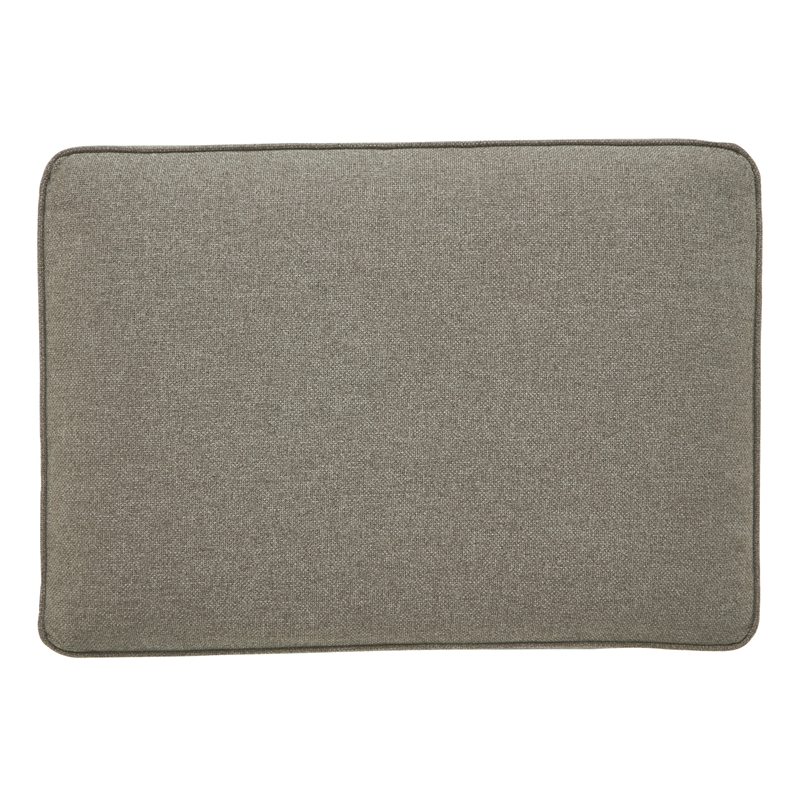 Ashley Furniture Kaywood Fabric Ottoman in Gray & Brown Finish