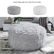Ashley Furniture Galice Fabric Oversized Accent Ottoman in Gray