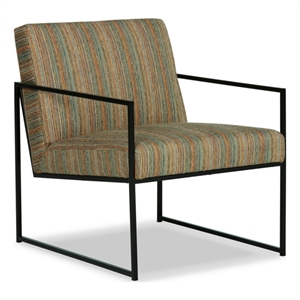 ashley furniture aniak fabric accent chair in multi-color finish