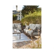 Signature Design by Ashley Visola Outdoor Fabric Sofa with Cushion in Gray