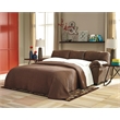 Ashley Furniture Bladen Faux Leather Full Sleeper Sofa in Coffee Dark Brown