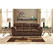 Ashley Furniture Bladen Faux Leather Full Sleeper Sofa in Coffee Dark Brown