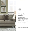 Signature Design by Ashley Kaywood Contemporary Fabric & Wood Sofa in Gray