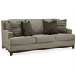 Signature Design by Ashley Kaywood Contemporary Fabric & Wood Sofa in Gray
