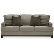 Signature Design by Ashley Kaywood Contemporary Fabric & Wood Sofa in Gray