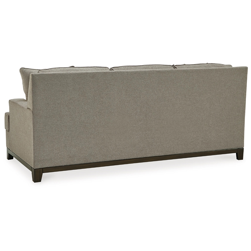 Signature Design by Ashley Kaywood Contemporary Fabric & Wood Sofa in Gray