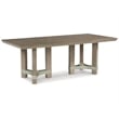 Signature Design by Ashley Chrestner Rectangular Wood Dining Table in Light Gray