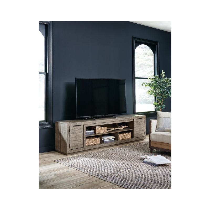Ashley Furniture Krystanza Wood TV Stand for TVs up to 105