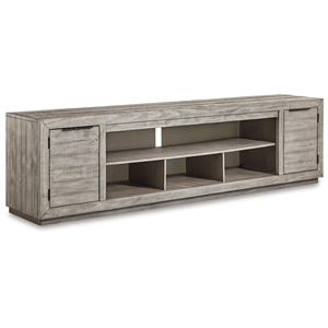 ashley furniture naydell wood tv stand for tvs up to 105