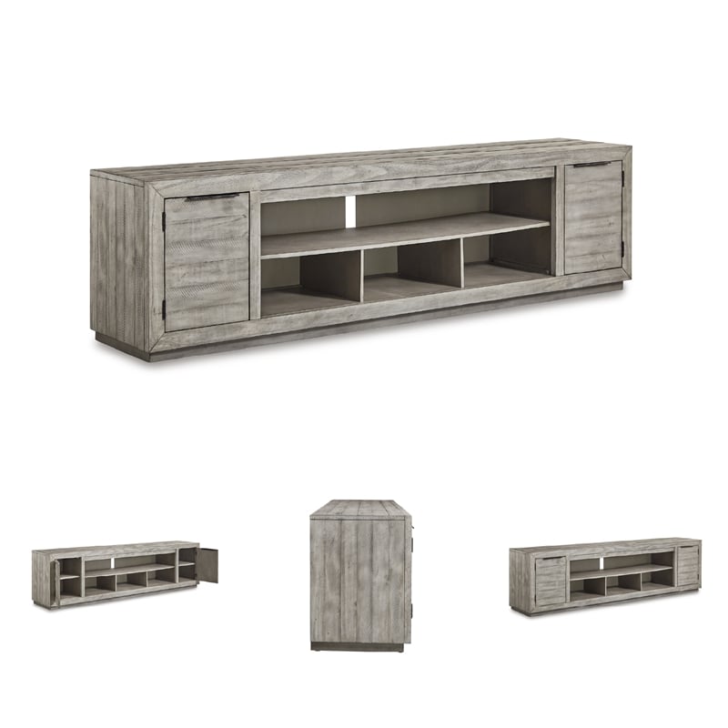 Ashley Furniture Naydell Wood TV Stand for TVs up to 105