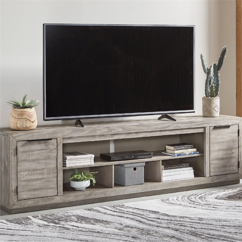 Ashley Furniture Naydell Wood TV Stand for TVs up to 105