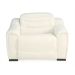 Signature Design by Ashley Next-Gen Gaucho Faux Leather Power Recliner in White