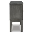 Signature Design by Ashley Hallanden Wood Dining Server in Antiqued Gray