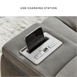 Ashley Furniture Next-Gen DuraPella Faux Leather Reclining Loveseat in Gray