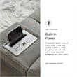 Ashley Furniture Next-Gen DuraPella Faux Leather Reclining Loveseat in Gray