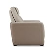 Ashley Furniture Battleville Leather Power Recliner with Headrest in Beige