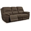 Signature Design by Ashley Next-Gen Gaucho Faux Leather Reclining Sofa in Brown