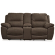 Ashley Furniture Next-Gen Gaucho Faux Leather Reclining Loveseat in Brown