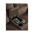 Ashley Furniture Next-Gen Gaucho Faux Leather Reclining Loveseat in Brown