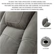 Ashley Furniture Next-Gen DuraPella Faux Leather Power Recliner in Gray