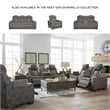 Ashley Furniture Next-Gen DuraPella Faux Leather Power Recliner in Gray