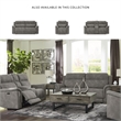 Ashley Furniture Next-Gen DuraPella Faux Leather Reclining Loveseat in Gray