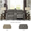 Ashley Furniture Next-Gen DuraPella Faux Leather Reclining Loveseat in Gray