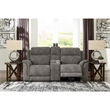 Ashley Furniture Next-Gen DuraPella Faux Leather Reclining Loveseat in Gray